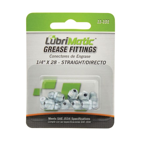 Lubrimatic Fittings Grease 1/4"X28 11-101-15